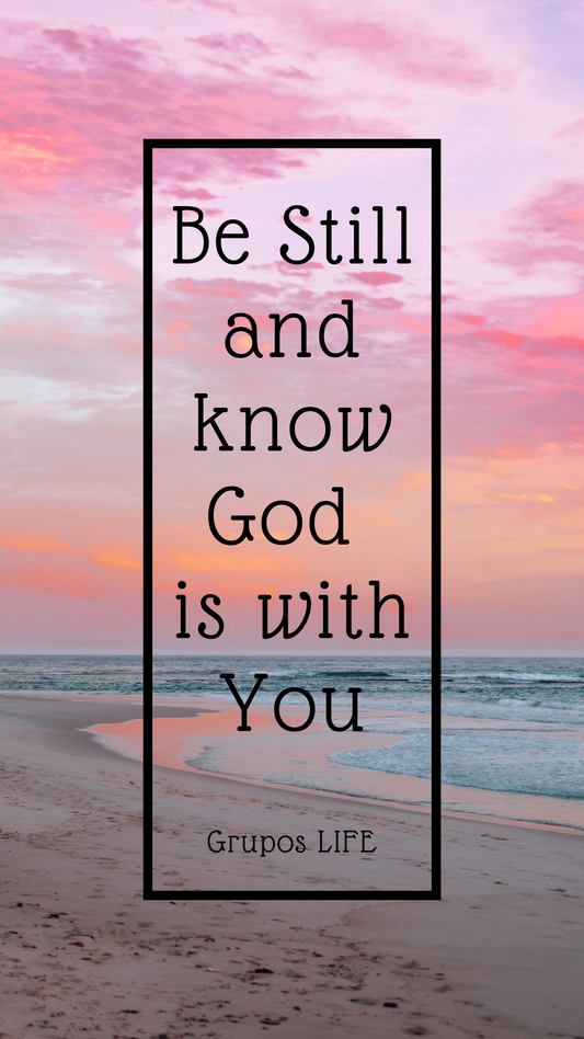 Be Still and Know God is with You - Digital Background