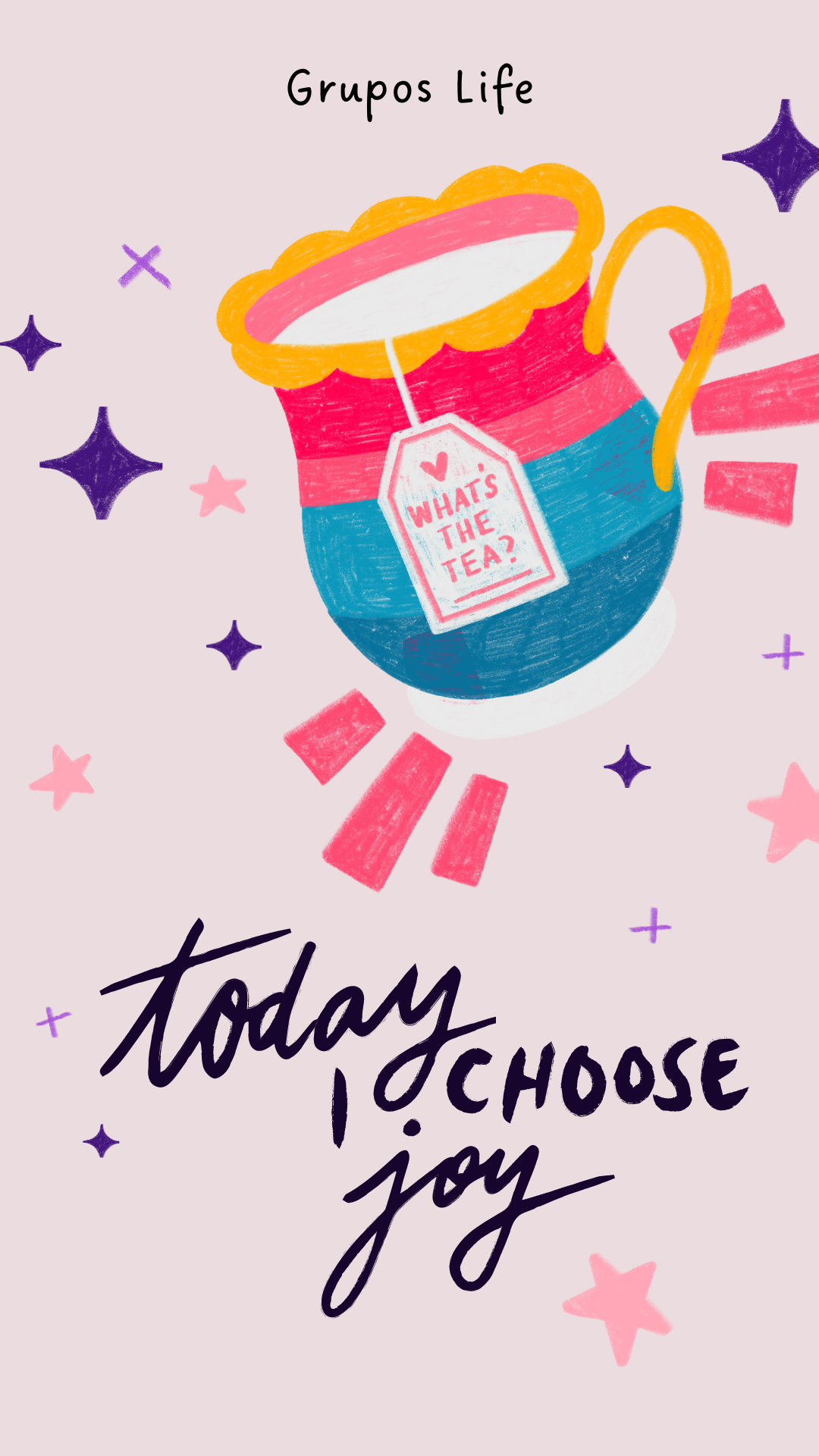 Today I choose joy - Digital Background
