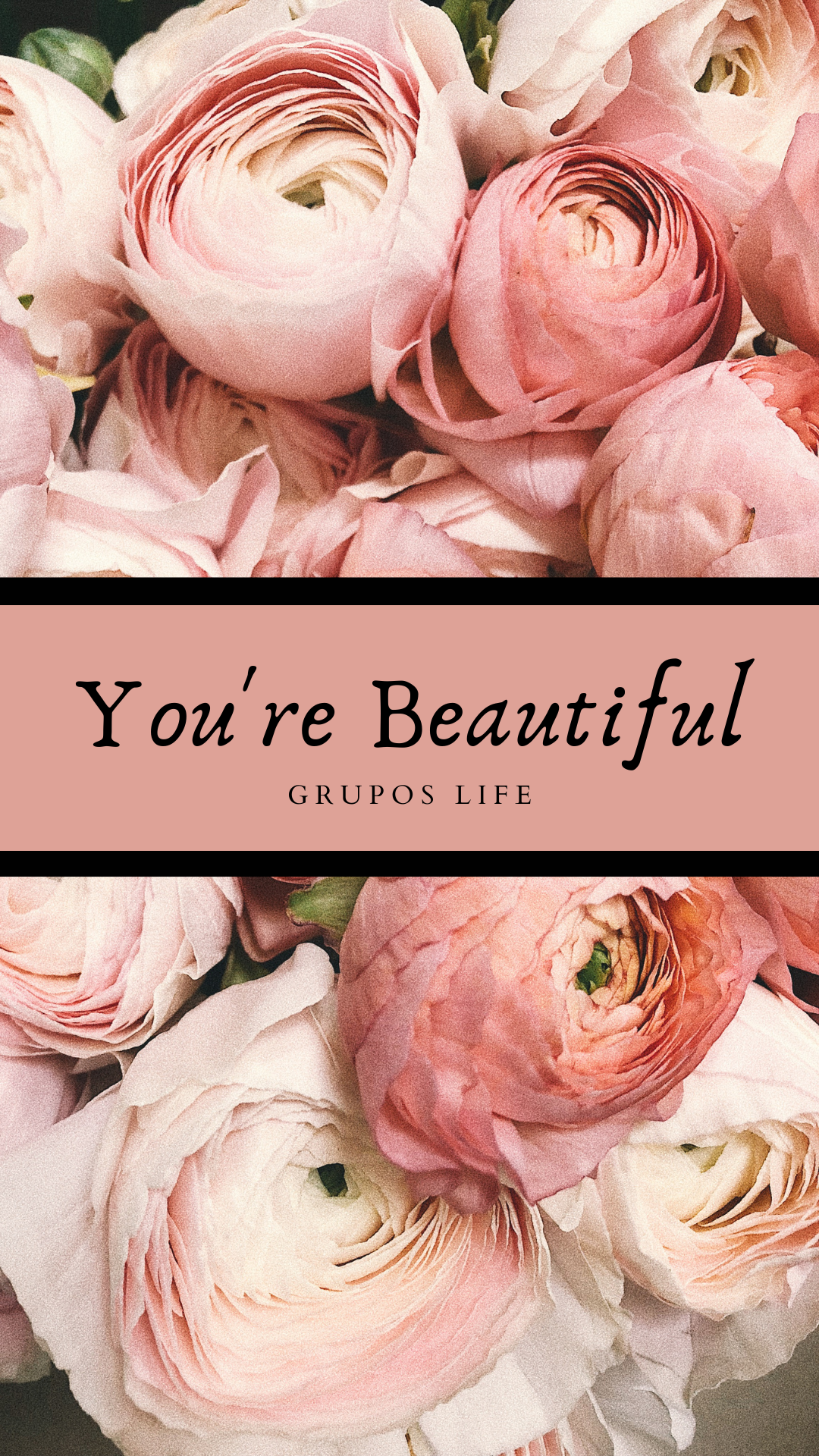You are beautiful - Digital Background