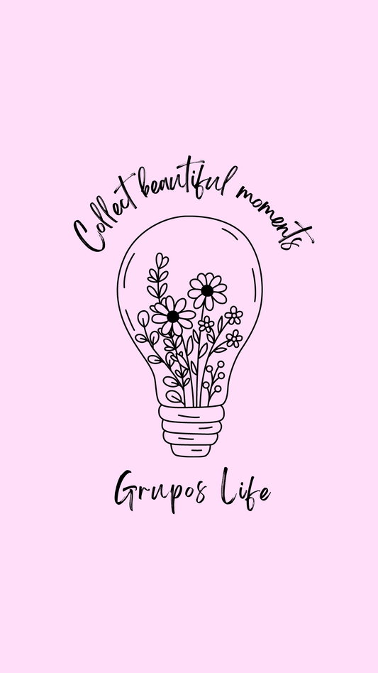 Collect beautiful moments - Digital Background