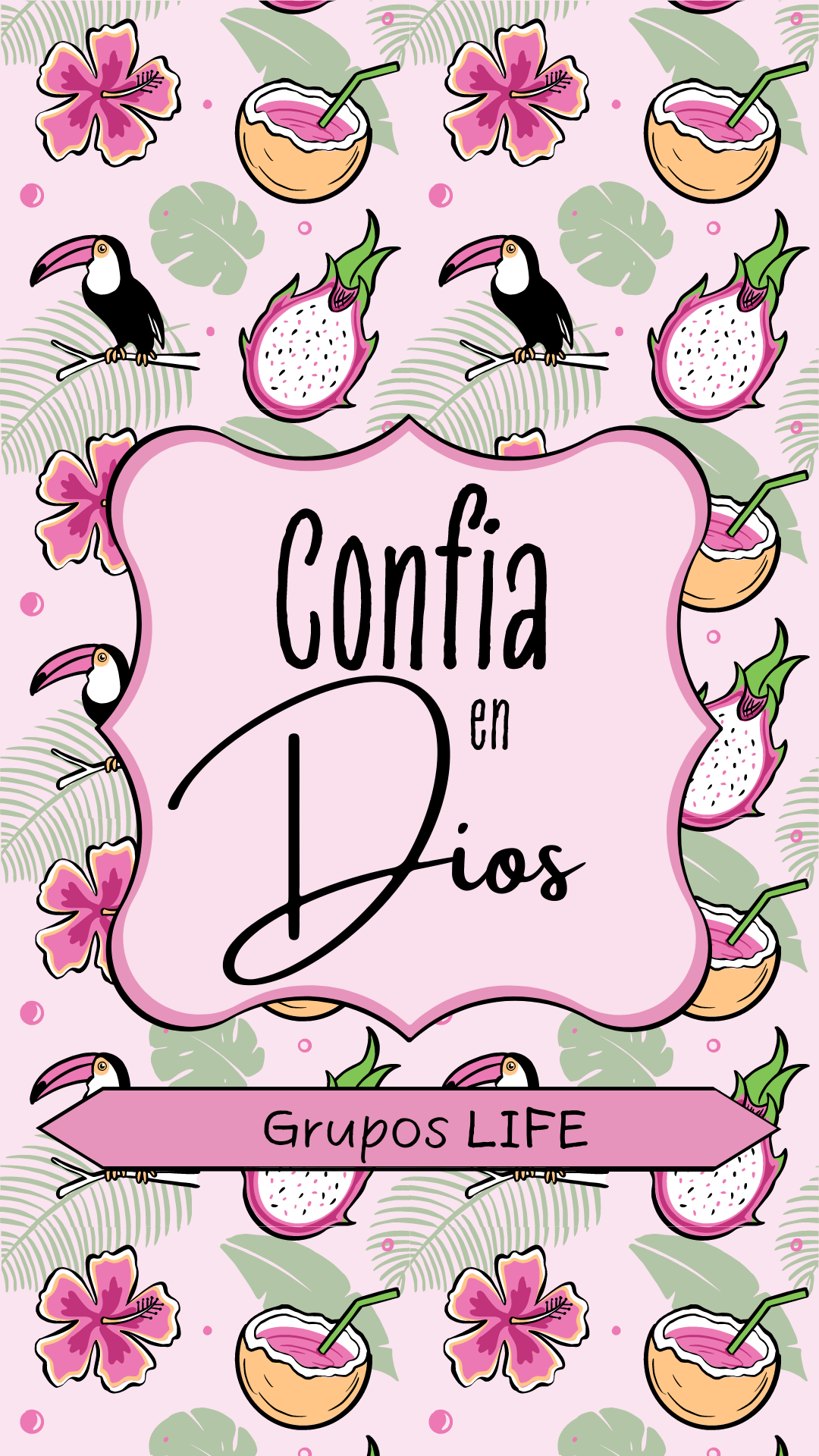 Confia en Dios - Digital Background