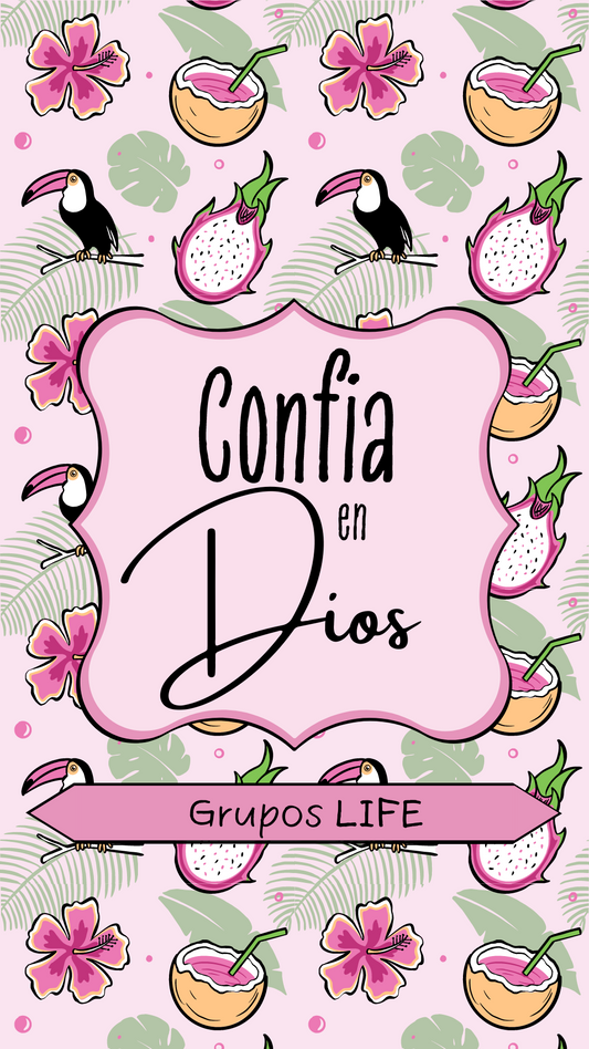 Confia en Dios - Digital Background